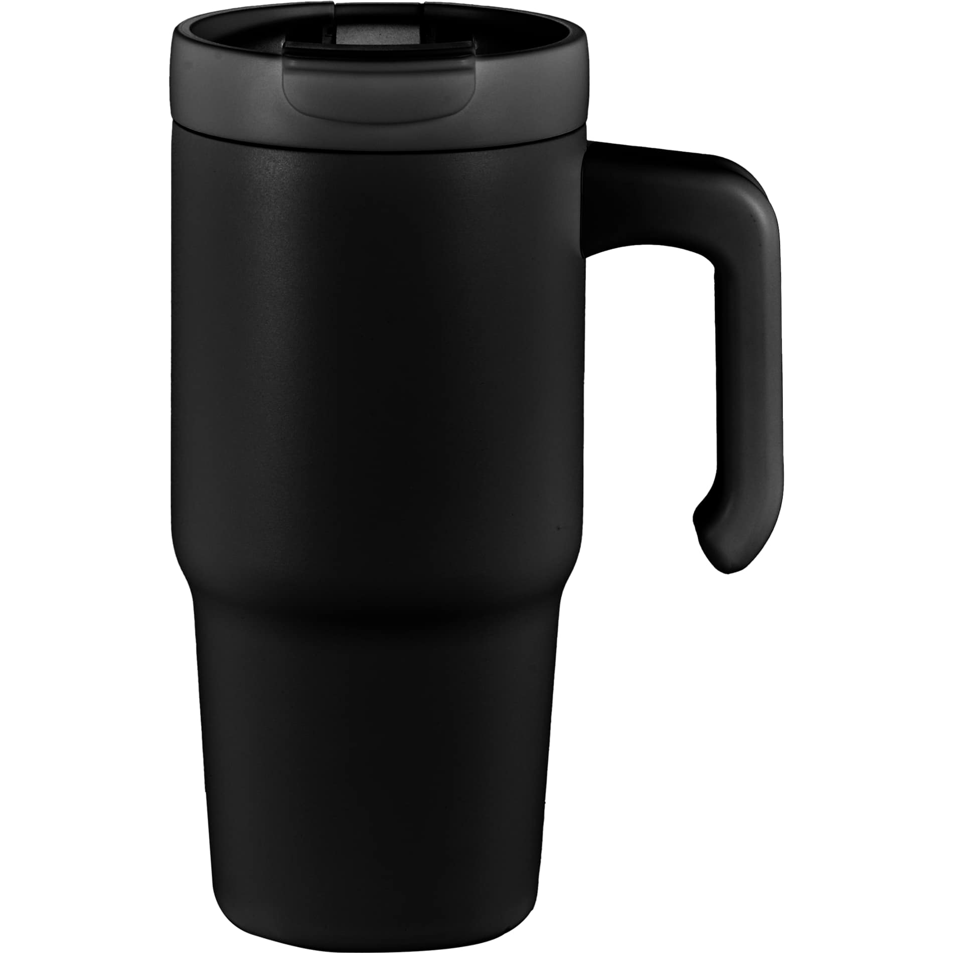 Peak Recycled Insulated Sip or Swig Mug 24oz — Black (BK)
