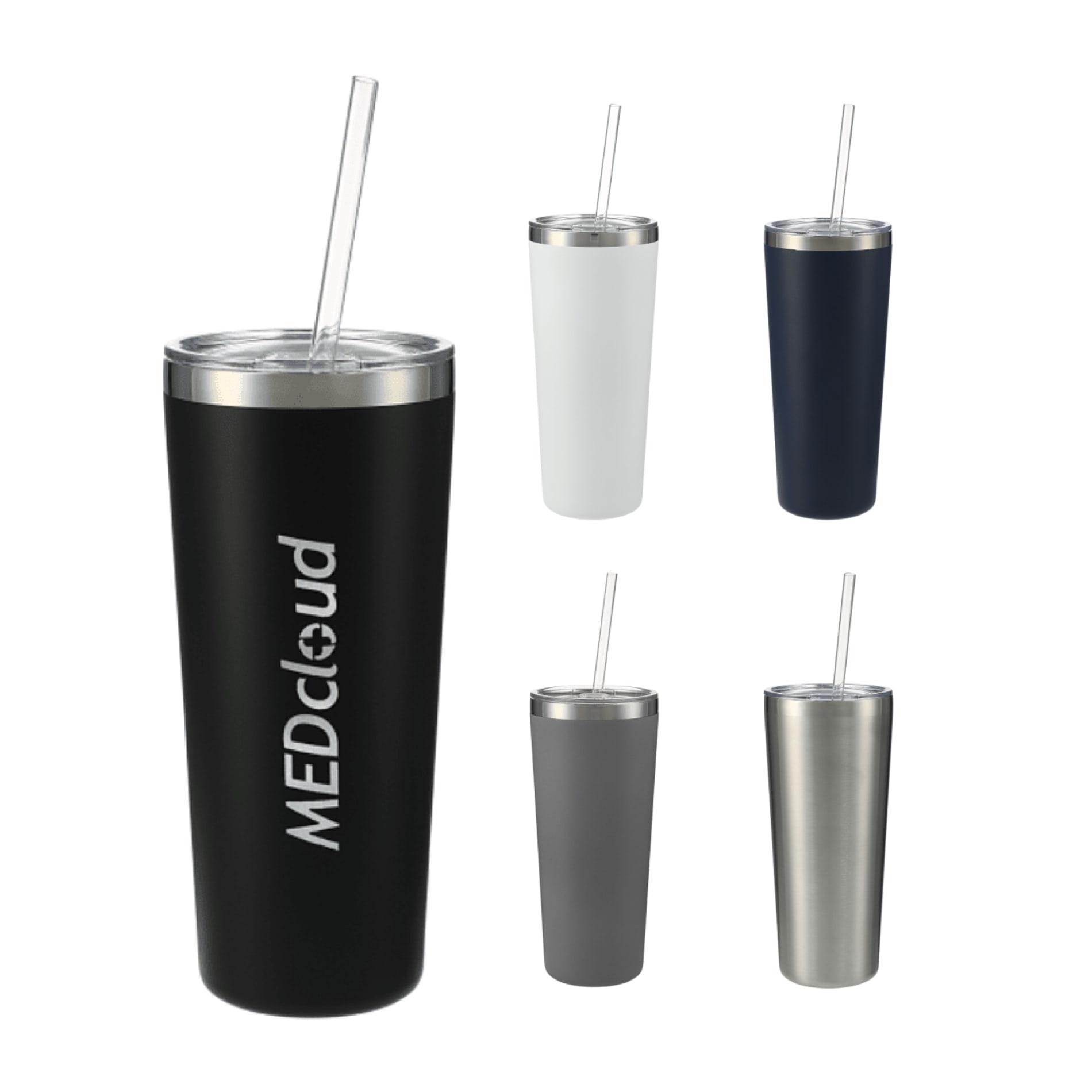 Thor Copper Vacuum Insulated Tumbler 22oz — Black (BK)