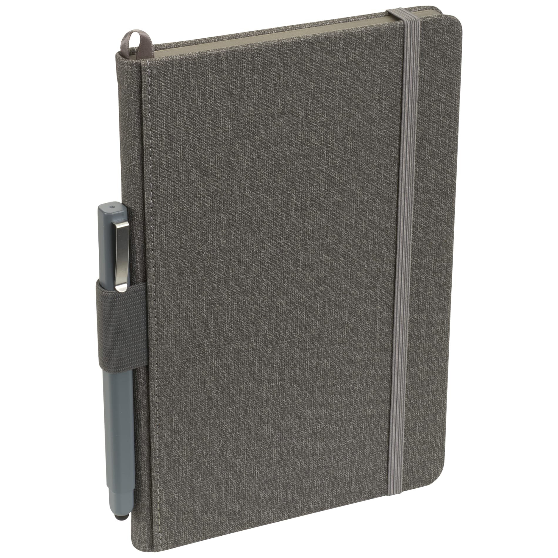 FSC® Mix 5.5" x 8.5" Heathered Hard Bound Journal