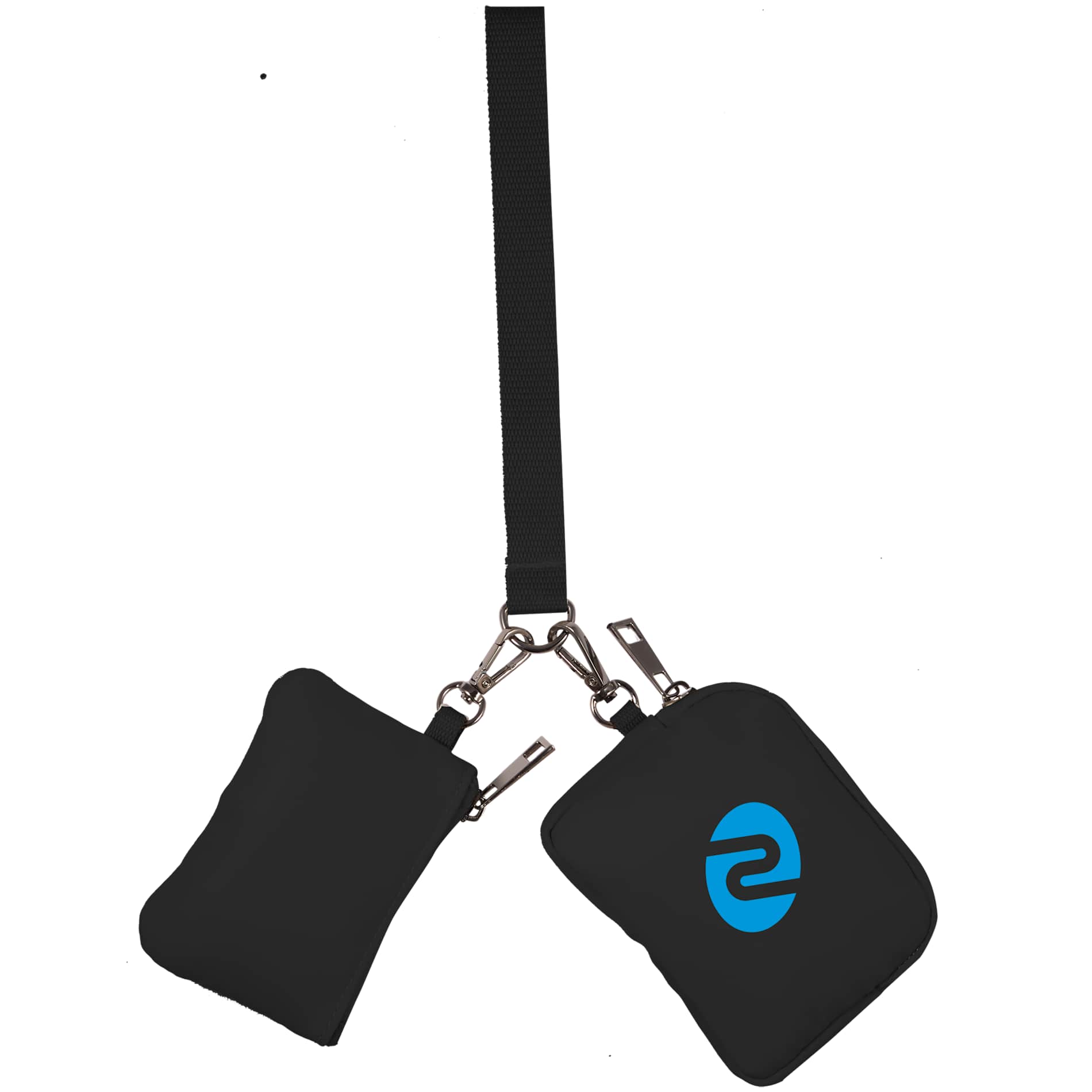 Daybreak Recycled Dual Lanyard — Black (BK)