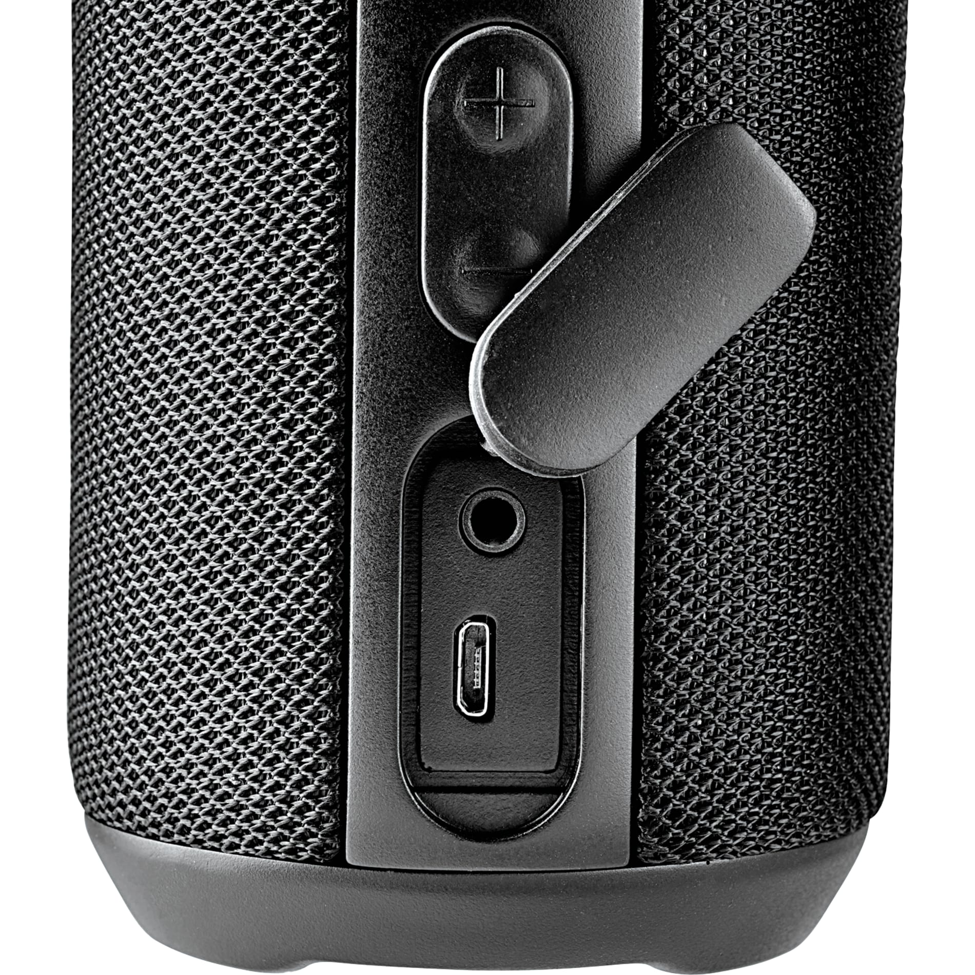 Rugged Fabric Outdoor Waterproof Bluetooth Speaker — Black (BK)