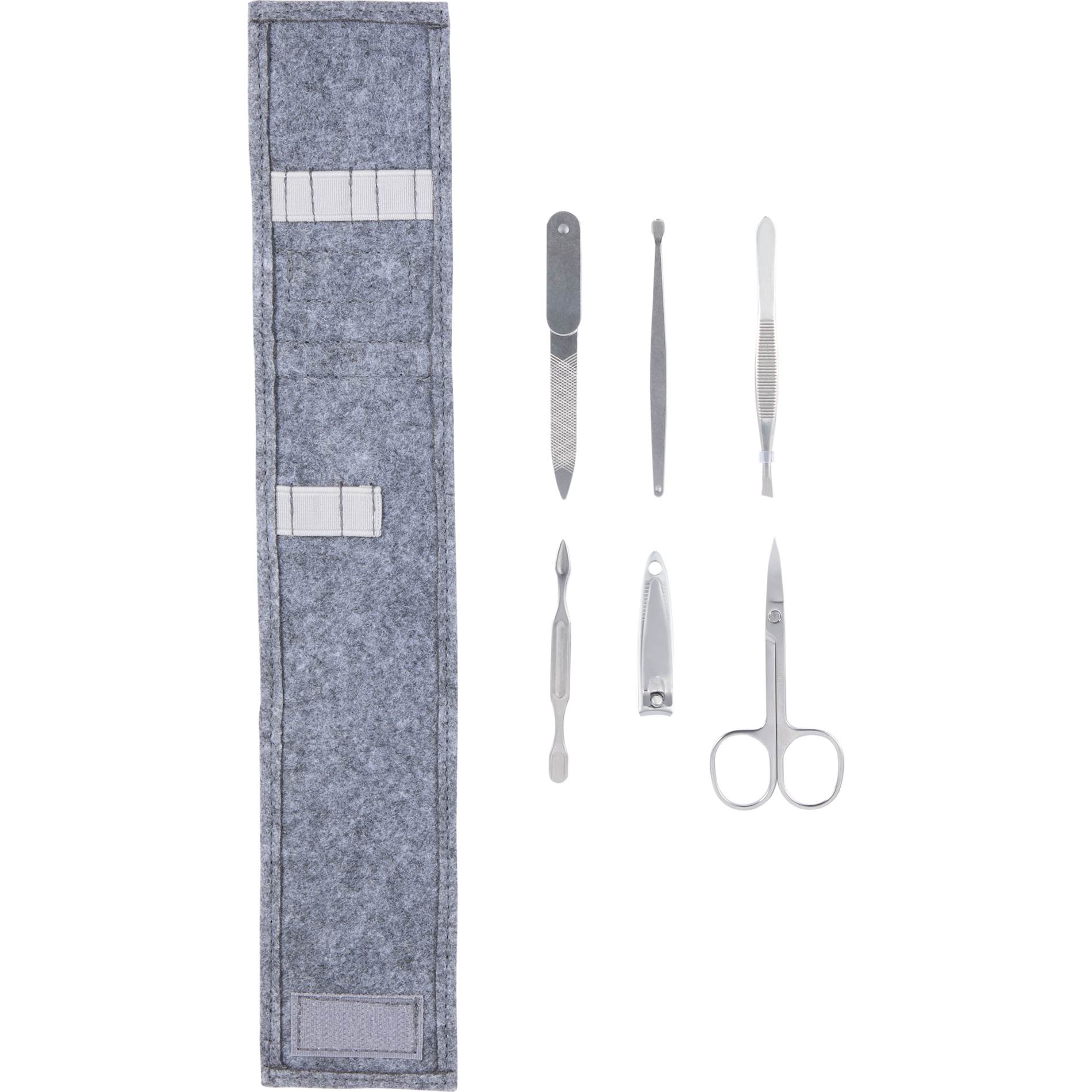 THE GOODS™ Recycled Felt 6-Piece Manicure Set