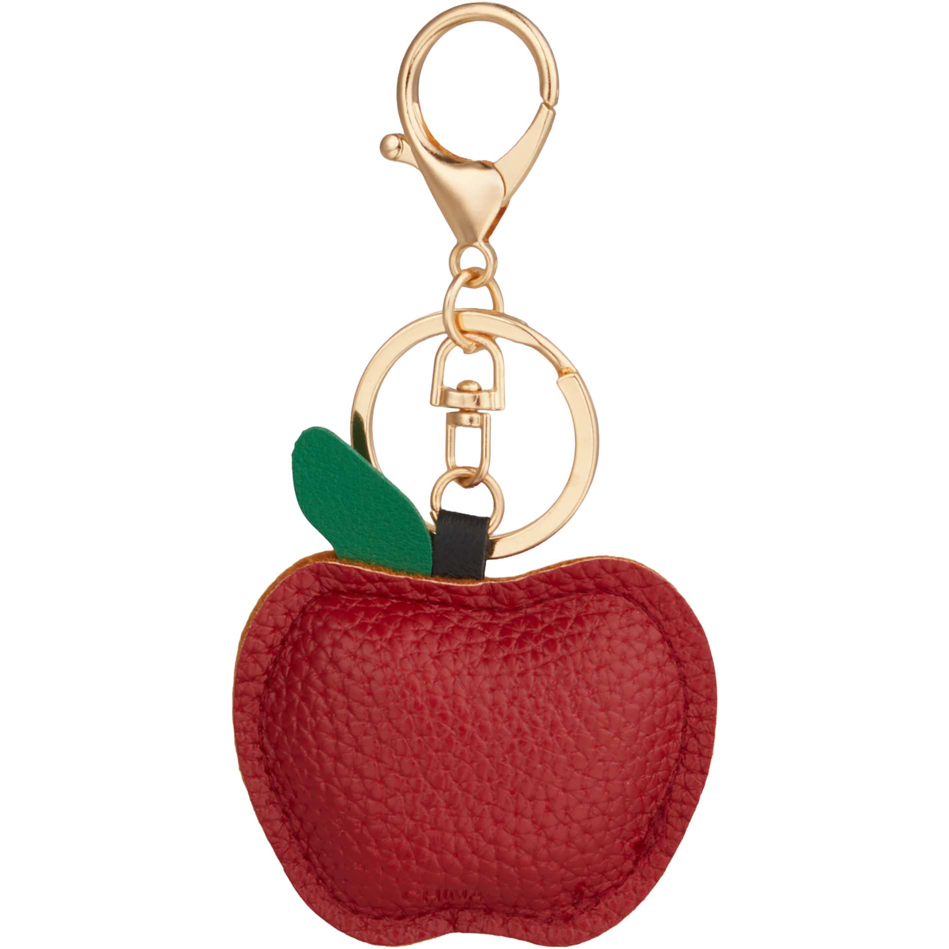 Apple Leather Keychain