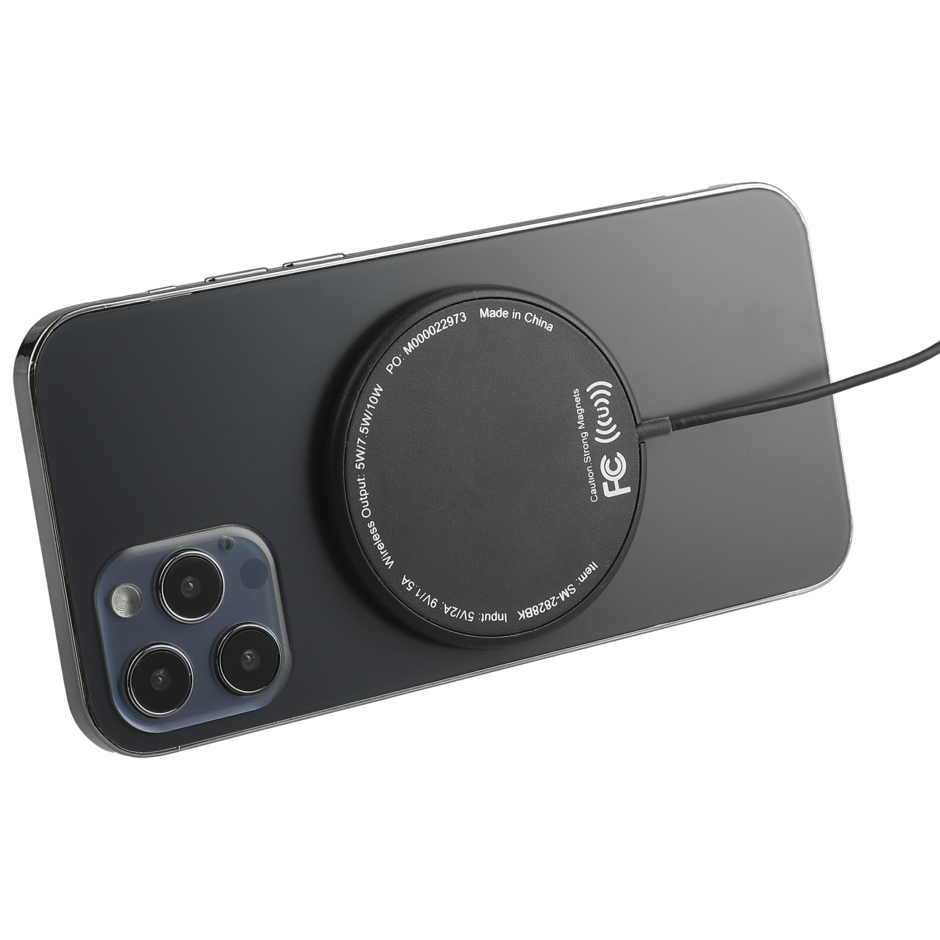 MagClick™ Fast Wireless Charging Pad — Black (BK)