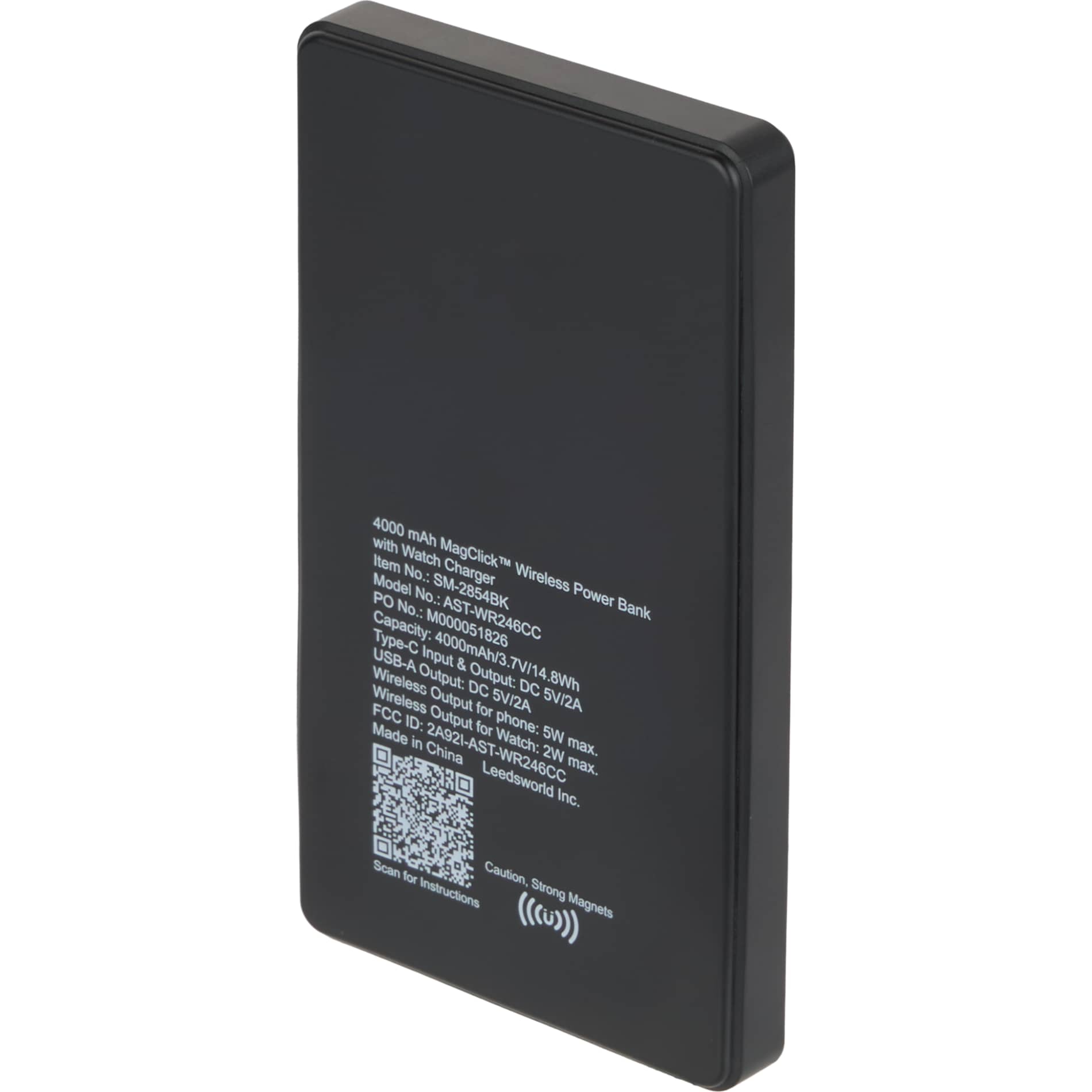 4000mAh MagClick™ PowerBank with iWatch Charger