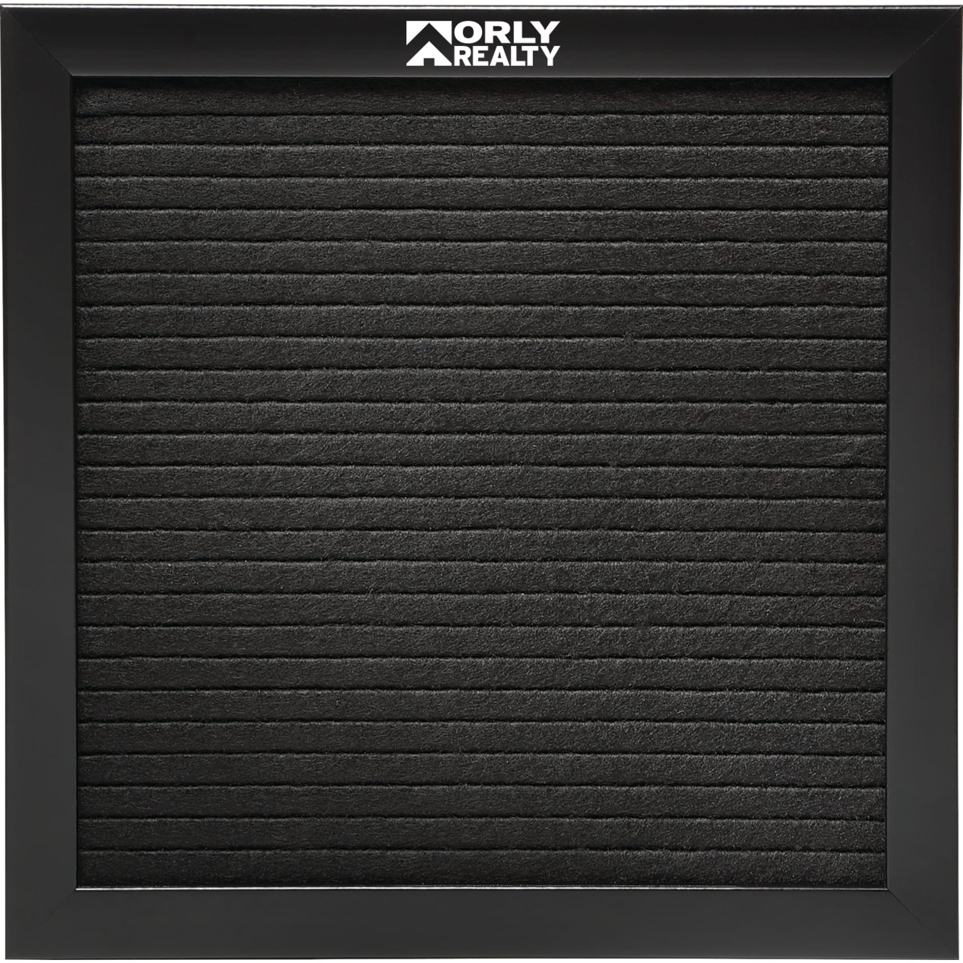 Felt Board with Letters — Black (BK)