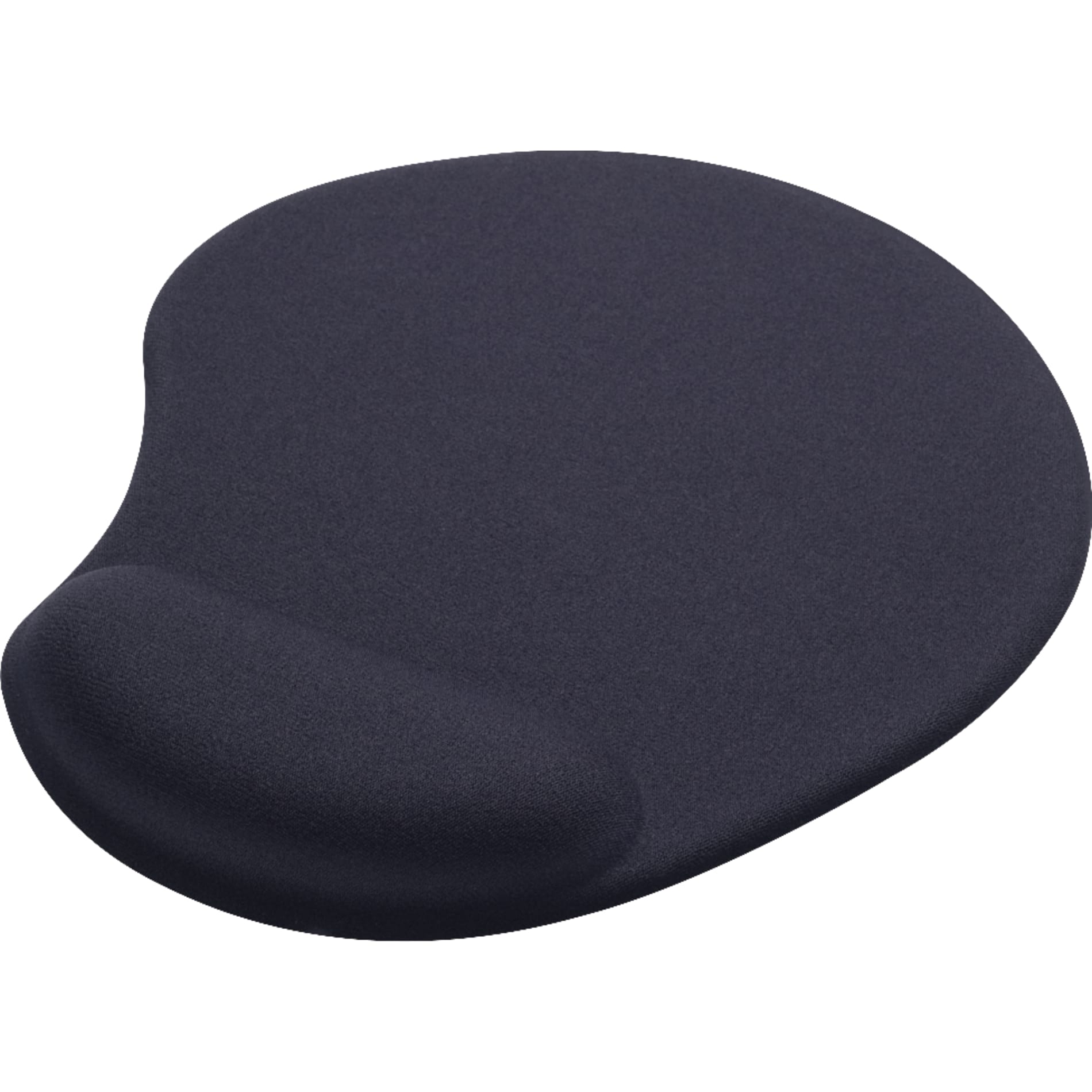 Solid Jersey Gel Mouse Pad / Wrist Rest — Black (BK)