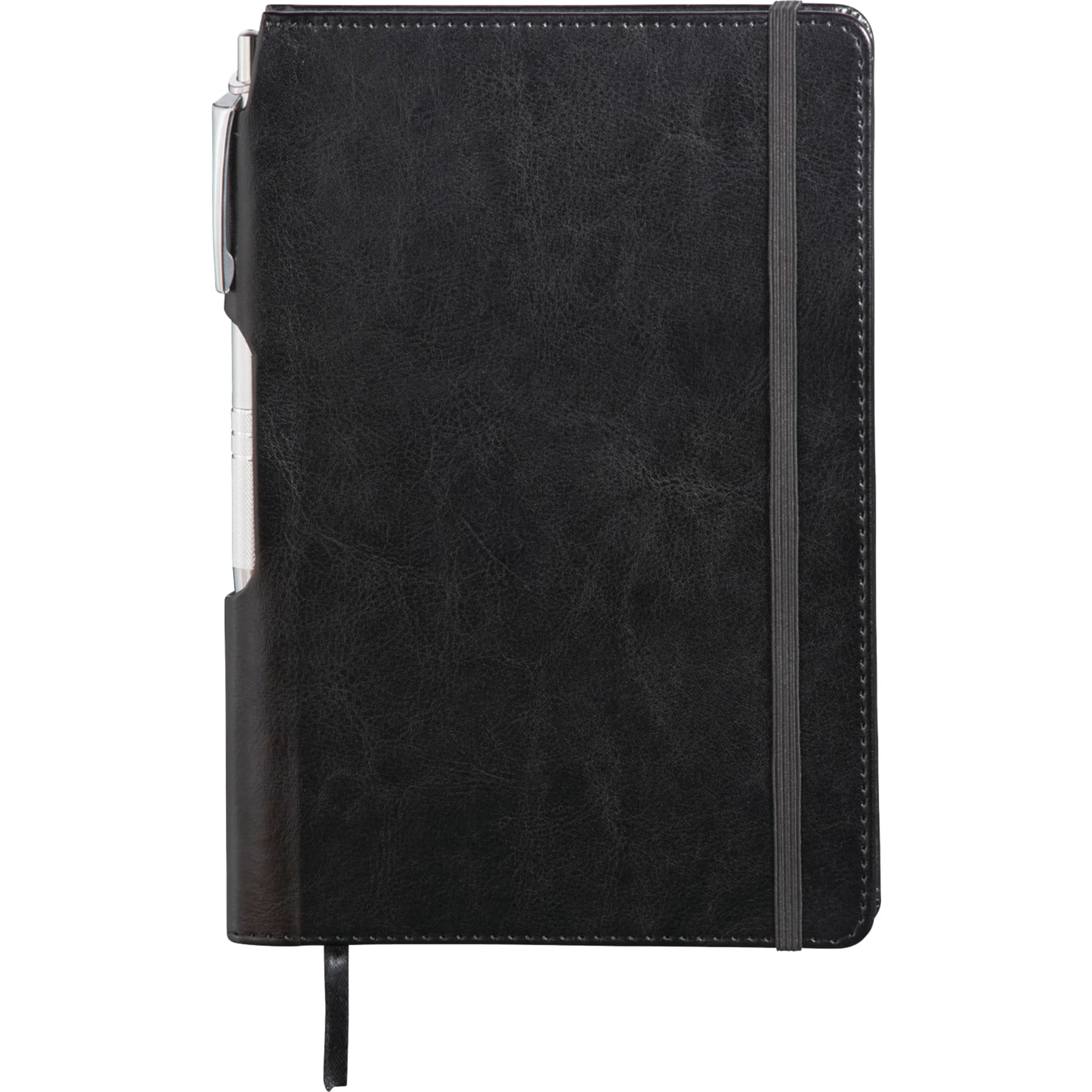 FSC® Mix 6" x 8.5" Viola Bound Notebook with Pen