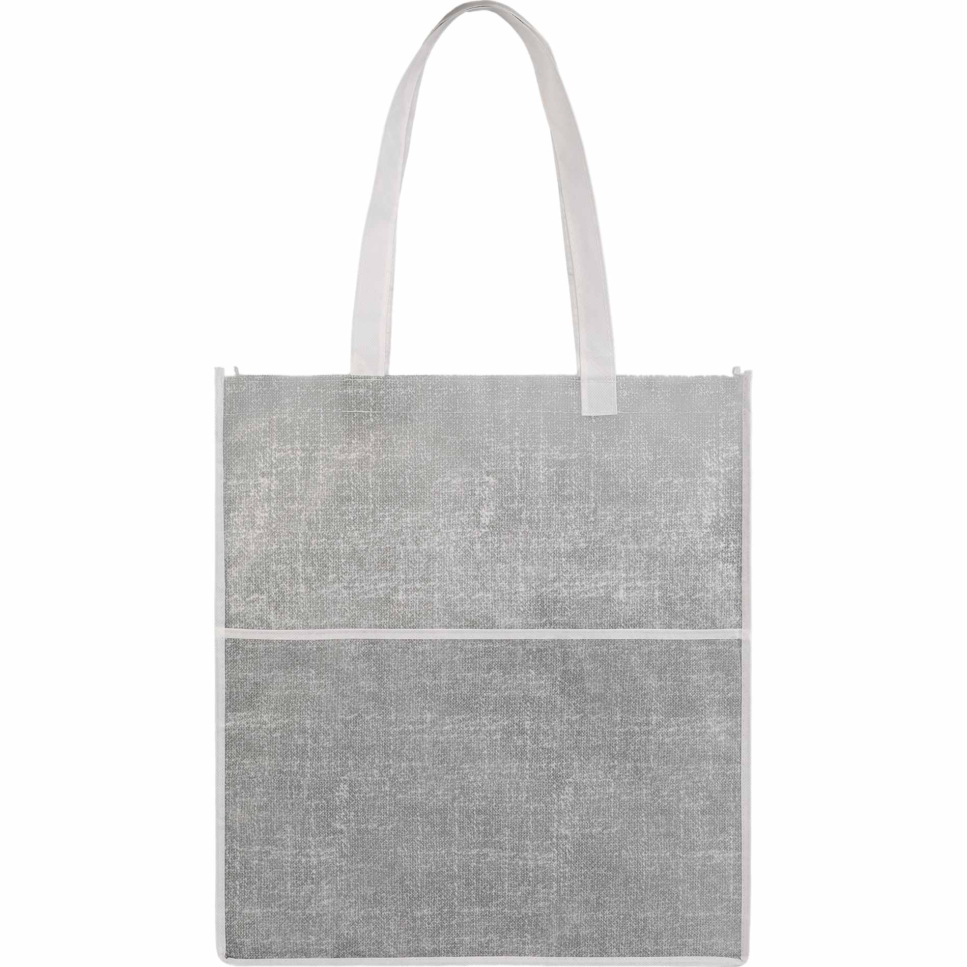 Apollo Recycled Non-Woven Convention Tote — Black (BK)