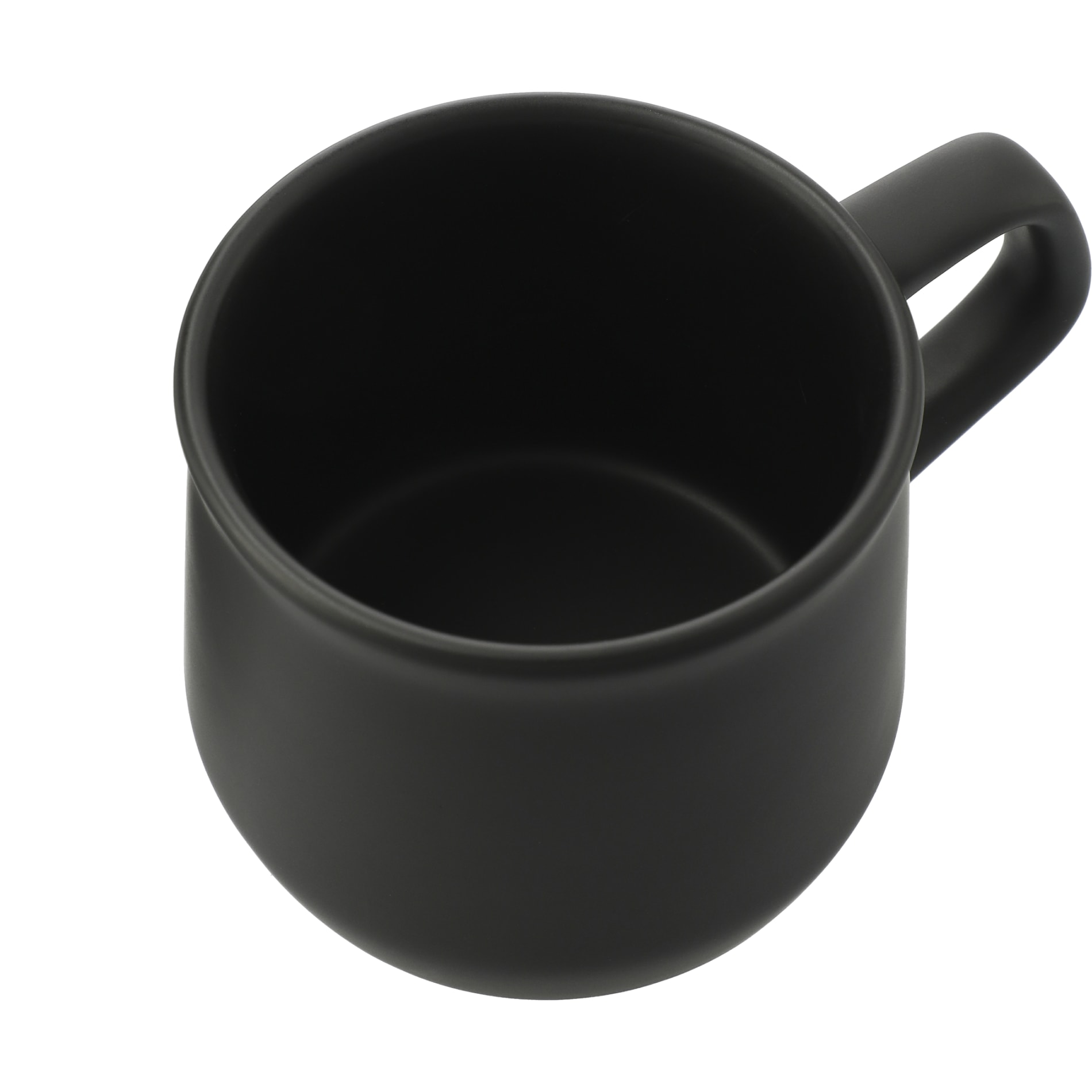Angus 12oz Ceramic Mug — Black (BK)