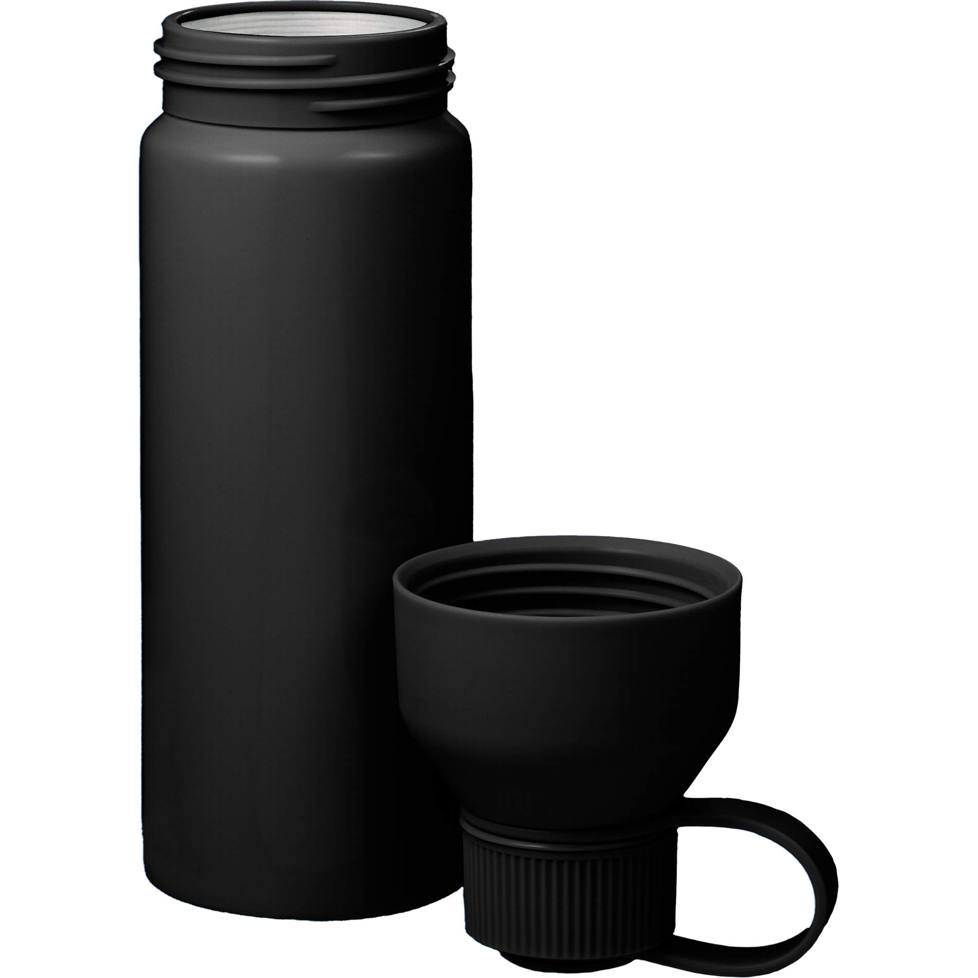 DUO 26oz Recycled Aluminum Bottle — Black (BK)