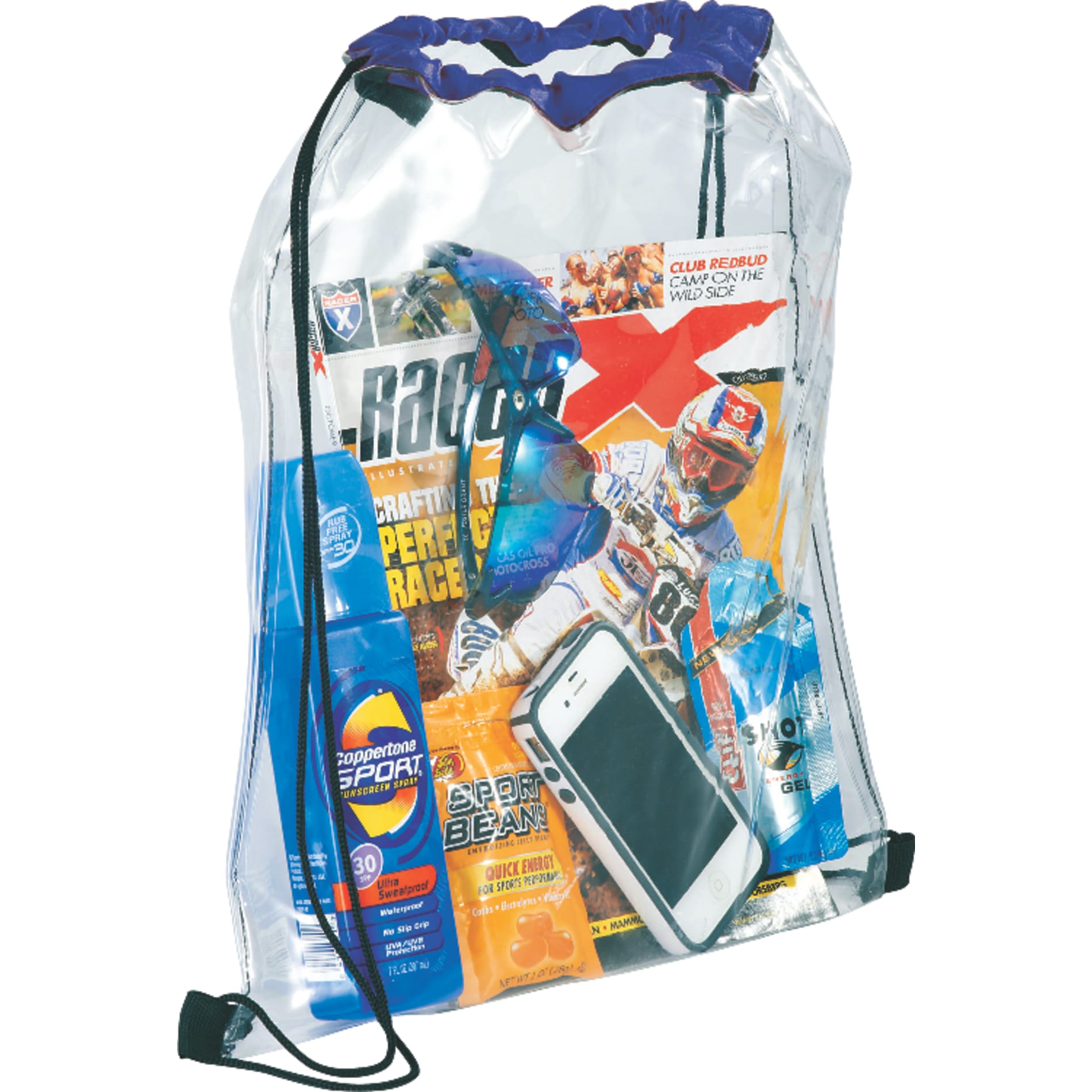 Rally Clear Drawstring Bag 4
