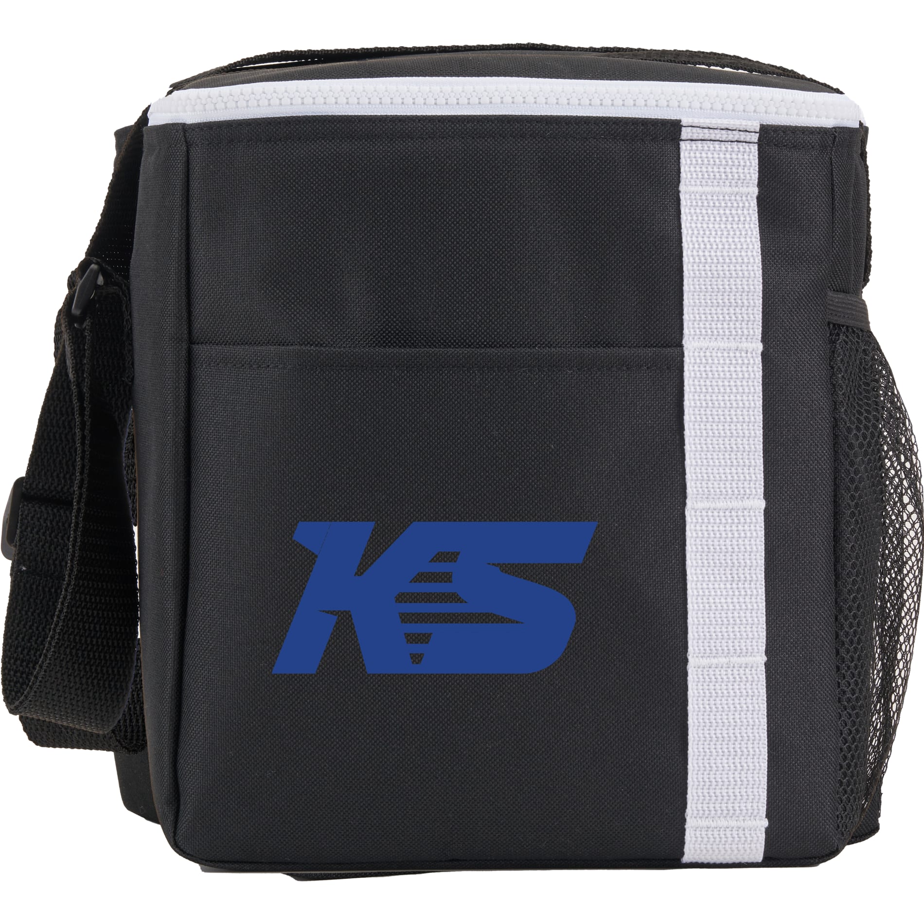 Accent Recycled 12 Can Lunch Cooler — Black (BK)