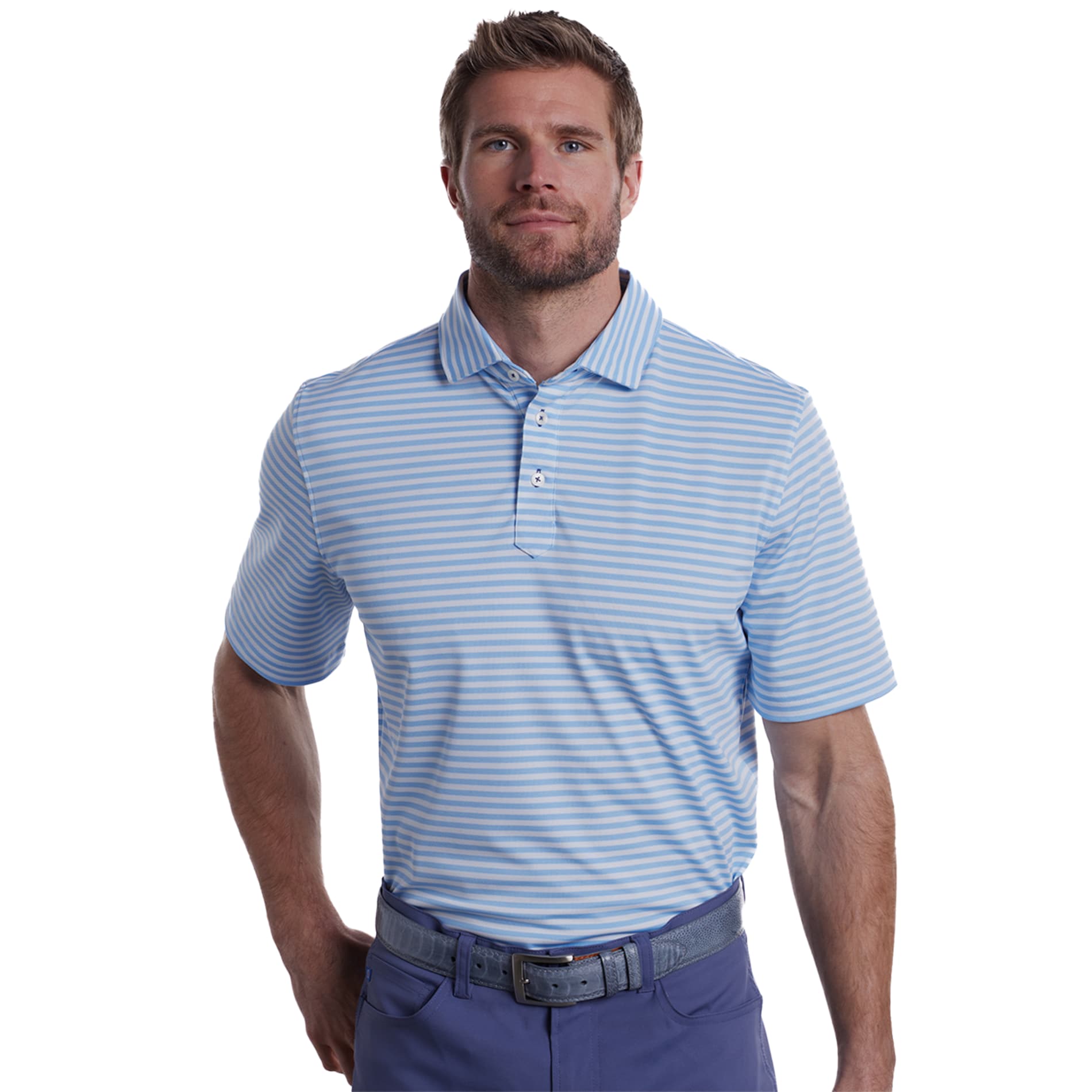 STITCH® Club Stripe Polo Shirt - Men's 166