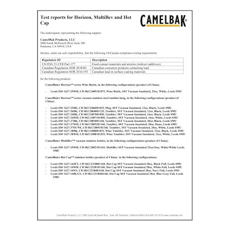 CamelBak Tumbler 20oz 210