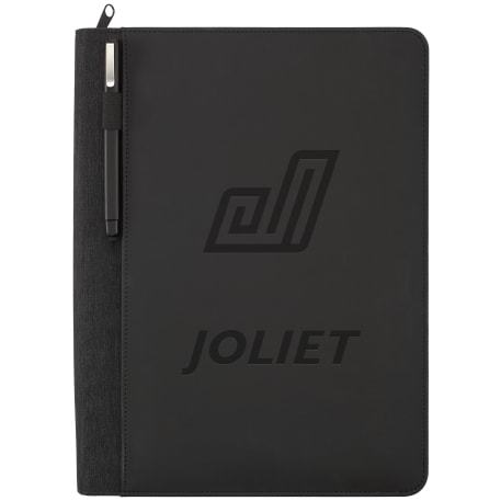 FSC Mix Vienna Heathered Zippered Padfolio