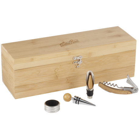 Bamboo Wine Case Set