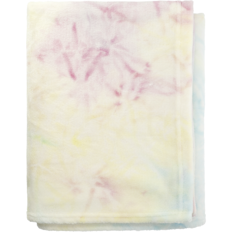 Tie Dye Flannel Fleece Blanket