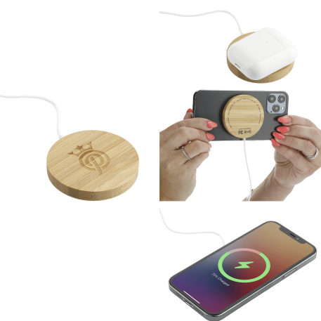 FSC&#174; 100% Bamboo MagClick™ Fast Wireless Pad