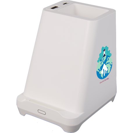 Desk Mate Organizer with Bluetooth Speaker and Hub