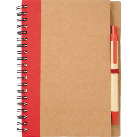 FSC® Mix 5" x 7" Eco Spiral Notebook with Pen 121
