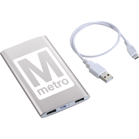 Sleek Aluminum 4000 mAh Power Bank