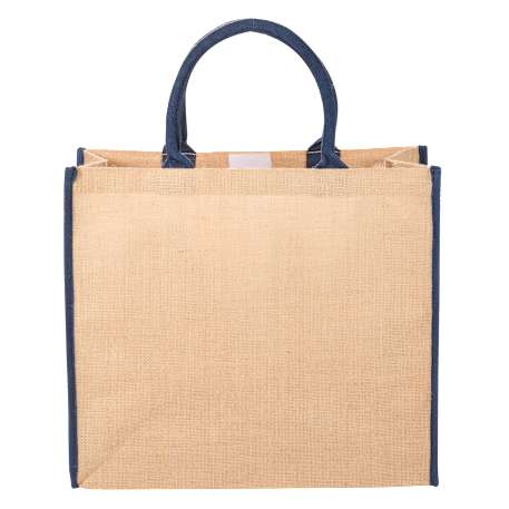 Large Jute Tote, custom tote bag with logo imprint 2